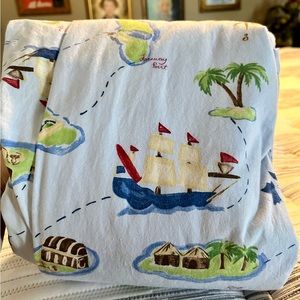 POTTERY BARN Treasure Cove Pirate Sheet Set